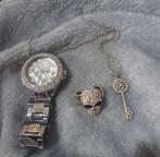 Un ensemble de trix pièces de bijou., Enlèvement ou Envoi, Comme neuf, Argent