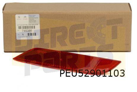 Peugeot 508 SW (2/11-9/18) reflector Links achter OES! 74538, Auto-onderdelen, Verlichting, Citroën, Nieuw, Verzenden