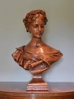 Antieke buste door Gustave Van Vaerenbergh (1873-1927), Antiquités & Art, Art | Sculptures & Bois, Enlèvement ou Envoi