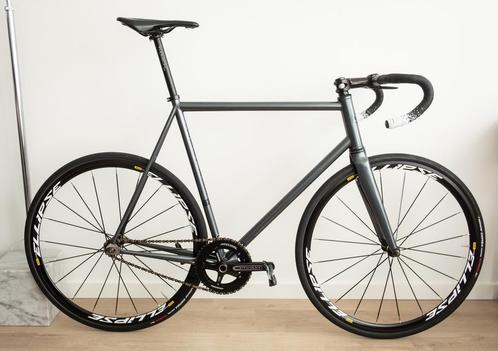 Brother cycles swift baanfiets fixed gear 61cm, Fietsen en Brommers, Fietsen | Racefietsen, Zo goed als nieuw, Staal, Ophalen of Verzenden
