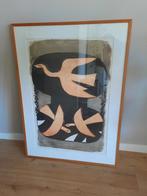 Vintage Litho print Georges Braque Three Birds France 1968, Ophalen
