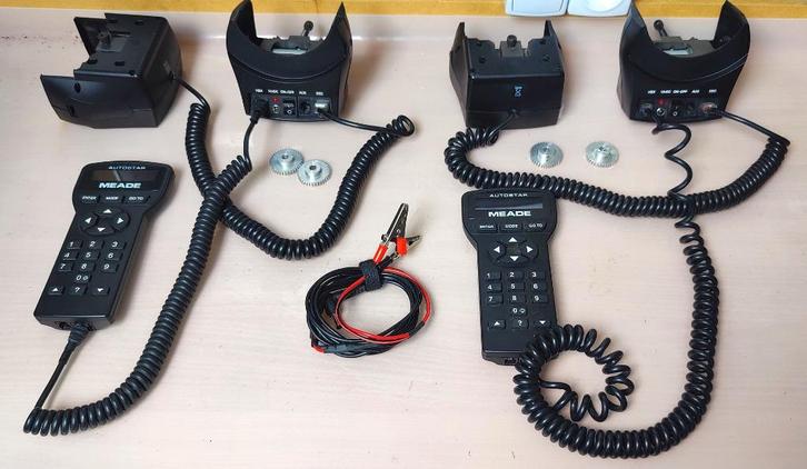 Twee motorbesturingen voor MEADE LXD75 werkend!, Audio, Tv en Foto, Optische apparatuur | Telescopen, Gebruikt, Onderdelen of Accessoires