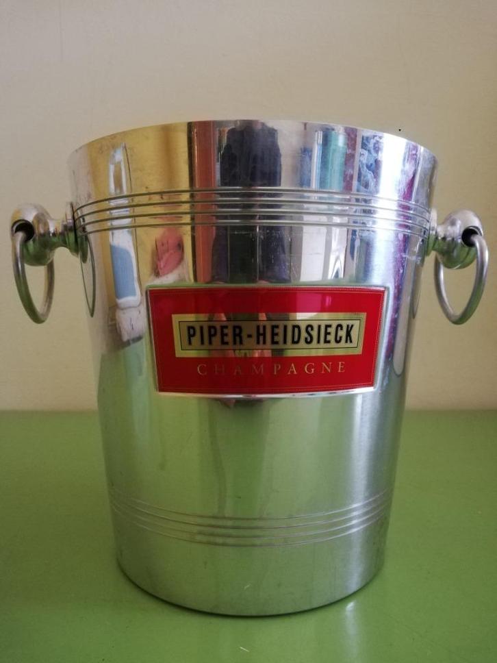 Vintage champagne koeler Piper-Heidsieck, Verzamelen, Merken en Reclamevoorwerpen, Zo goed als nieuw, Gebruiksvoorwerp, Ophalen of Verzenden