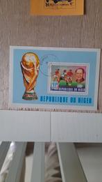 Postzegel blok voetbal (voor katrien), Ophalen of Verzenden