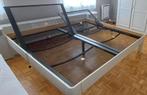 Auping Auronde bed 200 x 200 cm met verstelbare spiraalbodem, Ophalen, Wit, Tweepersoons, Overige maten