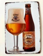 Metalen reclamebord Tripel Karmeliet, Verzamelen, Biermerken, Ophalen of Verzenden, Nieuw, Reclamebord, Plaat of Schild
