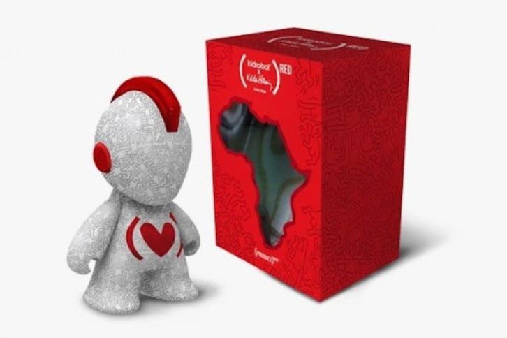 Keith Haring - Kidrobot 7in (Red) Special Edition, Verzamelen, Poppetjes en Figuurtjes, Nieuw, Ophalen of Verzenden