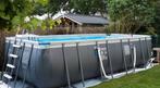 zwembad 5m49x2m74x1m32 (zandfilter,warmtepomp,reiniger,produ, Tuin en Terras, Zwembaden, Gebruikt, 200 tot 300 cm, Rechthoekig