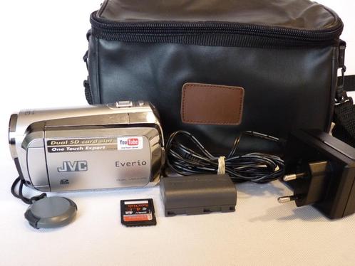 JVC GZ-MS95SE VideoSD, accu, SD-kaart, adapter, tas,35x zoom, Audio, Tv en Foto, Videocamera's Analoog, Camera, Overige soorten