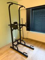 VirtuFit Verstelbare Power Tower - Pull Up & Dip Station, Sport en Fitness, Ophalen, Krachtstation, Zo goed als nieuw, Metaal