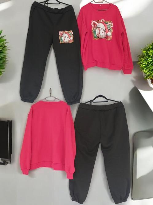 joggingspak rood zwart 2XL tweedehands, Kleding | Dames, Homewear, Zo goed als nieuw, Maat 46/48 (XL) of groter, Rood, Verzenden