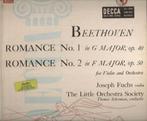 10 " VINYL Beethoven - Romance N1 / Romance N2 / J. Fuchs, 10 pouces, Autres types, Utilisé, Enlèvement ou Envoi