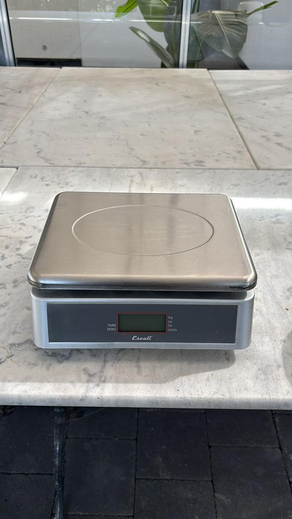 Escali digitale keukenweegschaal, Elektronische apparatuur, Weegschalen, Gebruikt, Digitaal, Keukenweegschaal, Ophalen