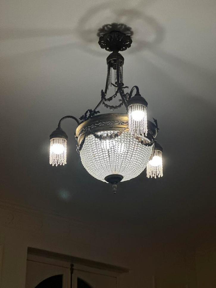 Klassieke plafondlamp, Maison & Meubles, Lampes | Lustres, Comme neuf, Enlèvement