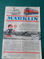 Märklin trains - 4 publicités papier - 1962, Collections, Marques & Objets publicitaires, Autres types, Utilisé, Enlèvement ou Envoi