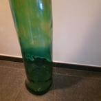 Vaas groen hoogte 1,15 meter, Huis en Inrichting, Woonaccessoires | Vazen, Ophalen, Zo goed als nieuw, Groen, Glas