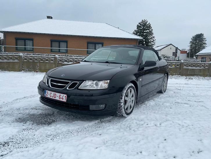 Saab 9-3 automaatp, Autos, Saab, Particulier, Saab 9-3, Air conditionné, Essence, Euro 4, Cabriolet, Automatique, Noir, Cuir, Enlèvement