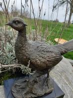 PRACHTIGE BRONZEN FAZANT OP BASIS, Antiek en Kunst, Ophalen of Verzenden, Brons