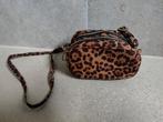 Luipaard tasje met dunne schouderband, Enlèvement ou Envoi, Comme neuf, Brun