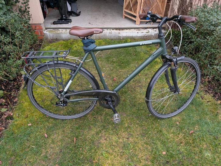 BTwin Herenfiets GROOT ONDERHOUD GEHAD EN RIJKLAAR, Fietsen en Brommers, Fietsen | Heren | Herenfietsen, Gebruikt, Overige merken