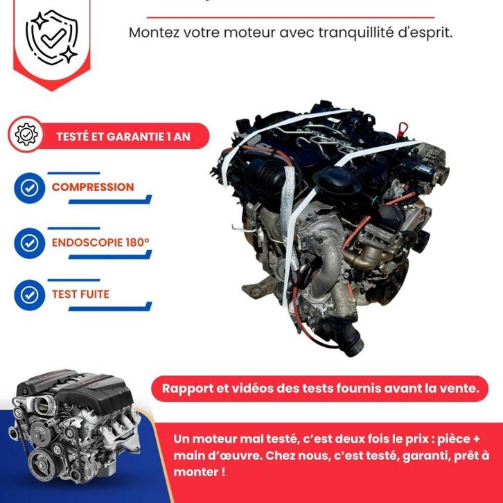 Complete motor Bmw 123d e82 e88 e88 e87 2.0d 204cv, Auto-onderdelen, Motor en Toebehoren, BMW, Nieuw, Ophalen of Verzenden