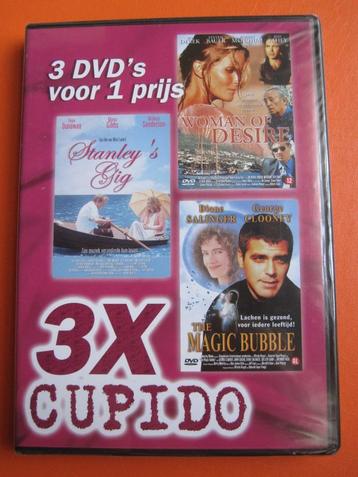 3x Cupido (3 films op 1 DVD) nieuw in de verpakking beschikbaar voor biedingen