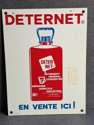 Ancienne publicité "Deternet" en PVC