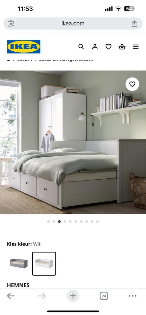 Prachtig logeerbed 160 x 200, Huis en Inrichting, Slaapkamer | Bedden, Zo goed als nieuw, Ophalen