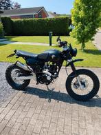 bullit/bluroc hero 125cc custom mat zwart, Wolf logo, Fietsen en Brommers, Brommers | Overige merken, Ophalen