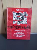 Livre Conseils interdits au public, Livres, Enlèvement ou Envoi, Utilisé