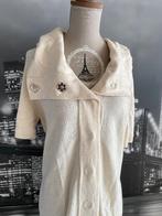 prachtige beige cardigan met wol - AP by Bruphils - 5, Taille 46/48 (XL) ou plus grande, Comme neuf, AP by Bruphils, Blanc
