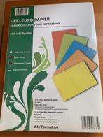 Gekleurd papier 250 vellen van 80 gr, Nieuw, Ophalen, Materiaal