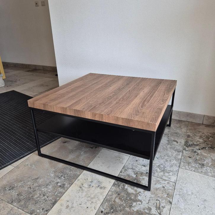 Salontafel 75 x 75 x 40, Maison & Meubles, Tables | Tables de salon, Utilisé, Moins de 50 cm, 50 à 100 cm, 50 à 100 cm, Carré