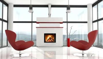 SALE M-Design inzethouthaard type interra 68 met Ventilator beschikbaar voor biedingen