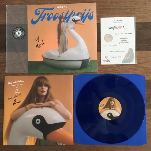 Vinyl LP MEROL Troostprijs GESIGNEERD BLAUW Vinyl NIEUW, CD & DVD, Vinyles | Néerlandophone, Neuf, dans son emballage, Pop, 12 pouces