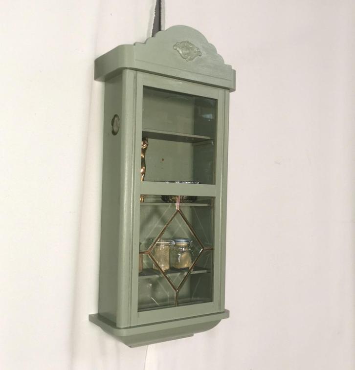 Antiek landelijk apotheek kastje eik H 77 B 33 D 16, Antiek en Kunst, Curiosa en Brocante, Ophalen