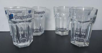 Bierglazen - 6 Hoegaarden glazen beschikbaar voor biedingen