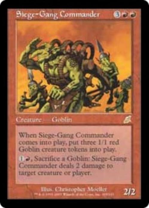 Siege-Gang Commander - SCG - MTG - LP, Hobby en Vrije tijd, Verzamelkaartspellen | Magic the Gathering, Ophalen of Verzenden