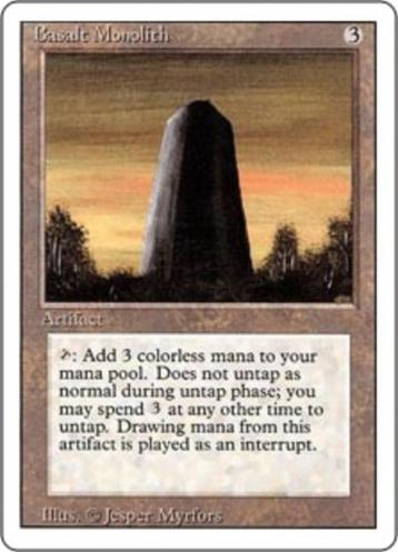 Basalt Monolith - REV - MTG - GD beschikbaar voor biedingen