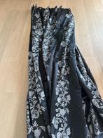 Overgordijnen zwart glanzende stof, Huis en Inrichting, Stoffering | Gordijnen en Lamellen, Ophalen, 200 cm of meer, Zwart, Zo goed als nieuw