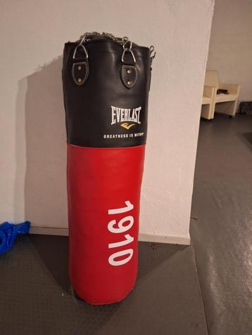 Everlast 1910 bokszak + bevestiging + handschoenen +- nieuw beschikbaar voor biedingen