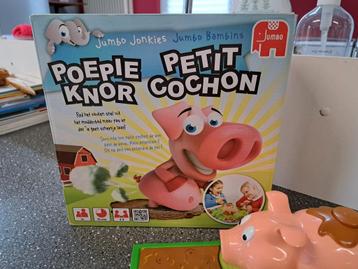 Poepie knor bordspel, Hobby en Vrije tijd, Ophalen of Verzenden, Zo goed als nieuw