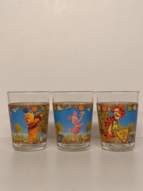Disney Winnie the Pooh kinder glazen, Verzamelen, Disney, Zo goed als nieuw, Ophalen of Verzenden