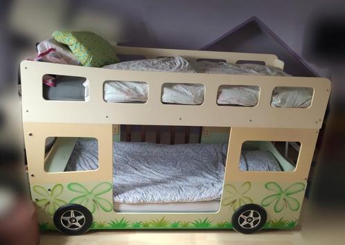 Lits superposés autobus coloré pour enfants, Kinderen en Baby's, Kinderkamer | Stapelbedden en Hoogslapers, Gebruikt, Stapelbed