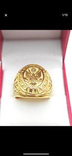 Army ring goud vergoten 24k, Ophalen, Goud