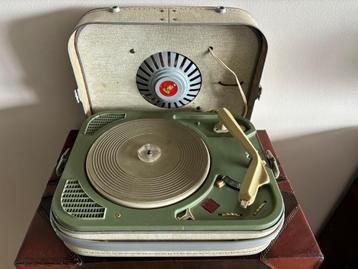Platine Tourne disque Vinyle Eden Audax 1960 pour Décoration, Enlèvement ou Envoi, Ne fonctionne pas, Tourne-disque
