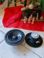 Twee Visaton bass/mid woofers, WS170S, mooie staat, Ophalen, Gebruikt, 60 tot 120 watt, Front, Rear of Stereo speakers