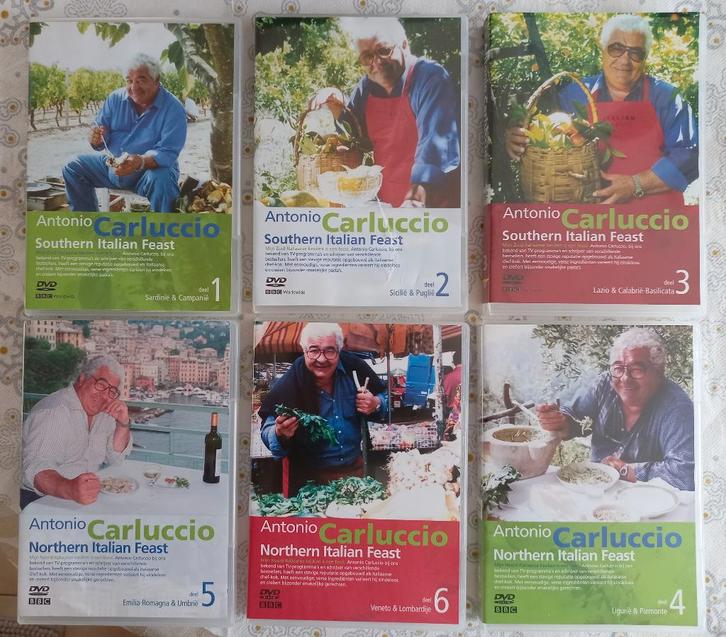 Antonio Carluccio DVD, Cd's en Dvd's, Dvd's | Documentaire en Educatief, Zo goed als nieuw, Overige typen, Ophalen of Verzenden