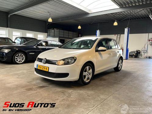 Volkswagen Golf 1.4 Easyline (bj 2009), Auto diversen, Ongevalwagen, Handgeschakeld, Benzine, Stadsauto, Wit