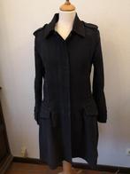 Lange zwarte mantel, Kleding | Dames, Zwart, Maat 42/44 (L), Gedragen, Ophalen